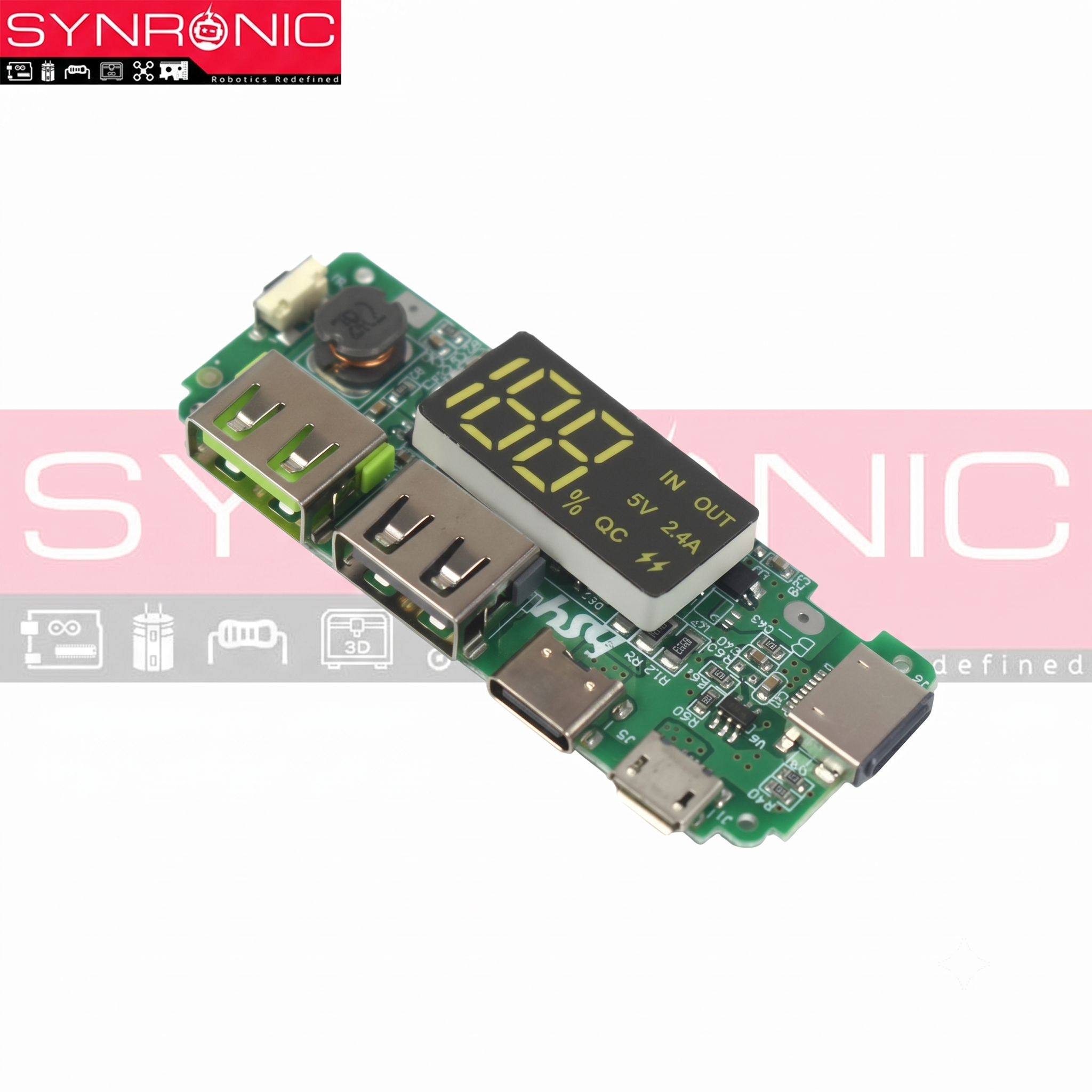 powerbank-dual usb-typeC-module